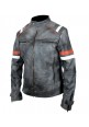 Kids Fashion Gray Boys Leather Jacket